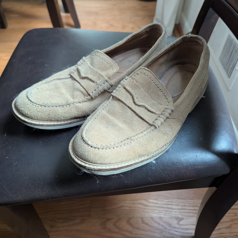 Men's Tan Loafers Clarks Size Us9